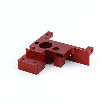 Red anodized blocks